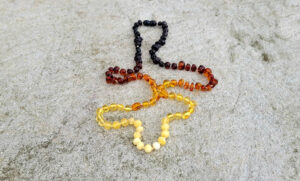 Rainbow Baltic Amber Adults 67cm Necklace.