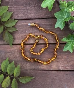 Honey Baltic Amber 33cm Baby/Toddler Necklace