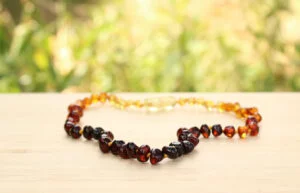 Drew Drop Baltic Amber 33cm Baby/Toddler Necklace