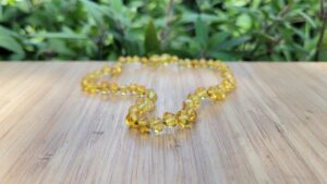 Honey Baltic Amber 30cm Baby/Toddler Necklace