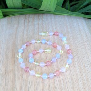 Child Size Anxiety Gemstone Support Necklace